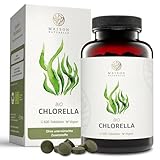 MAISON NATURELLE® | Bio Chlorella Presslinge (500 Stück) - 100% reine Algen Tabletten ohne...