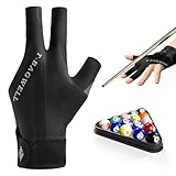 AONAYO Einzelpackung Billard Handschuh,Billard Handschuh Links,Snookerhandschuhe,Einstellbar...