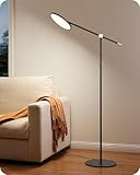 EDISHINE Stehlampe Wohnzimmer, LED Deckenfluter mit USB C-Ladefunktion, drehbar, Touch-Steuerung mit...