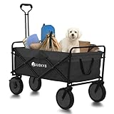 Juskys Bollerwagen 100 kg Tragkraft - Transportwagen faltbar - Einkaufen, Outdoor & Camping -...