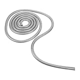 BAZEITFLOW Edelstahl Kabelschutz 16mm Flexibel Kabelkanal zur Wandmontage Wetterfeste Kabelabdeckung...