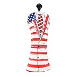 PU-Golfschlägerkopf-Abdeckung, wasserdichte Holz-Schlägerkopf-Schutzhülle mit drehbarem...