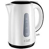 Russell Hobbs Wasserkocher [1,7l, 2200W] My Breakfast (verdecktes Heizelement, herausnehmbarer...