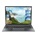 Morostron Laptop 13.5 Zoll Win11 Touchscreen Notebook,16 GB RAM 512 GB SSD, Celeron N5095, Full HD...