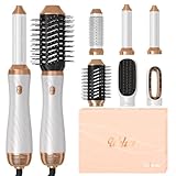 Air Styler Set 6 in 1, UKLISS Stylingbürsten Ionen Haartrockner mit Warmluftbürste...