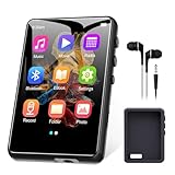 64GB MP3 Player Bluetooth 5.3 2.4' Full Touchscreen Tragbarer Walkman MP3 Player mit Lautsprecher,...