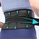 Utoo Rückenstützgürtel für Ischias Schmerzlinderung, Rückenbandage Herren und Damen,...
