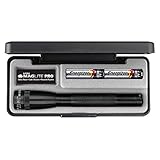 Mag-Lite LED Mini Maglite Pro Taschenlampe mit 226 Lumen inkl. 2 Mignon-Batterien, schwarz, im Etui,...