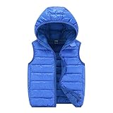 Kinder Kleinkind Baby Jungen Mädchen Ärmellos Winter Solide Mäntel Kapuzenjacke Weste Outwear...