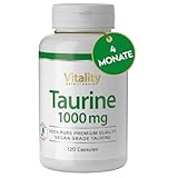 Taurin Kapseln 1000 mg. 4 Monate 1 Kapsel Pro Tag. Taurin Kapseln Hochdosiert. Pre Workout Ohne...