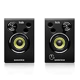 Hercules DJSpeaker 32 Party - 2 x 15 Watt RMS Aktive Monitor Lautsprecher mit eingebauten...