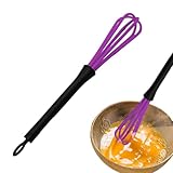 Küchenmixer zum Kochen, Minii Schneebesen mit komfortablem Griff, dicker Draht-Schneebesen und...