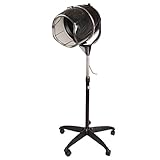 SAMGER Haartrockner mit Stativ, Profi 1050W Friseur Haartrockenhaube, Höhenverstellbar 78-128cm,...