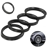 RPHONGHONG 4 Stück 66.6mm Auf 57.1mm Zentrierringe, Universal Radnaben Zentrierringe...
