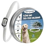 loongway Verstellbares Halsband für Hunde, natürliche und sichere Formel, sanfte...