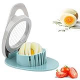 Eierschneider Für Hart Gekochte Eier - Kleiner, Tragbarer Egg Slicer, Spülmaschinenfest -...