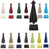 Ersatzbezug für Sonnenschirme – 6 & 8 Arme, Sonnenschirmstoff für Standard- und...