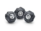 Pontec 87585 PondoStar LED Rocklight Set 3 - schwarzes, attraktives Felsleuchten-Set in zeitloser...