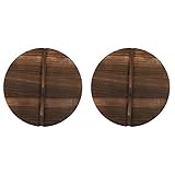 2 x multifunktionale Küchendeckel aus Holz, mit Griff, Pfannendeckel, umweltfreundlich,...