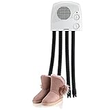 Melissa 16540012 Schuhtrockner, 350 Watt, für 2 Paar Schuhe, Stiefel, Wirkt Geruchs- und...