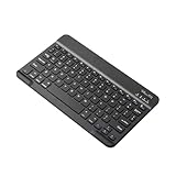 Slim Portable Tastatur - Kabelloses Tastaturgerät, leise, wiederaufladbar | Ergonomisches Design...
