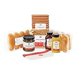 HOT DOG WORLD- Hot Dog Set American Style (Classic, 41-teiliges Set) für 12 Hot Dogs