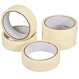 SAFIGLE 5 Rollen Malerkrepp Abdeckband 3cm X 20m Papier Kreppband Leicht Abreißbar Abnehmbar für...
