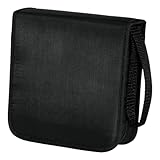Hama CD Tasche für 40 Discs/CD/DVD/Blu-ray (Mappe zur Aufbewahrung, platzsparend für Auto und...