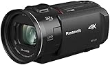 Panasonic HC-VX1EG-K Kompaktkamera Ultra HD 4K, 25 mm Weitwinkel, 24-Fach optischer Zoom, 4K...