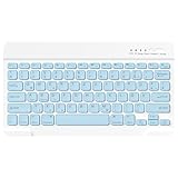 Bluetooth Tastatur, Bluetooth Keyboard, German Layout QWERTZ Lightweight Portable Wireless Keyboard...