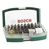 Bosch 32tlg. Schrauberbit-Set (PH-, PZ-, Hex-, T-, TH-, S-Bit, Zubehör Bohrschrauber und...