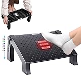 Topmener Ergonomisches Fußstützenkissen Einstellbar Fußhocker unter Schreibtisch mit...