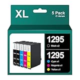 Coloran T1295 Multipack Druckerpatronen Kompatibel für Epson T1291 T1292 T1293 T1294 für Workforce...