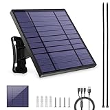 XRDZYXGS Solarpanel, 5W 5V Solarzelle Solar Ladegerät, Solar Powerbank mit 3 Verschiedenen...