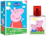 Air-Val Pig Parfüm für Kinder: Duft in Glasflakon mit Motiv von Wutz und ihrem Bruder George, Eau...