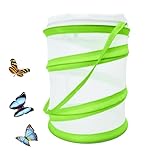 Pop-Up Design Schmetterlings- und Insektenlebensraum Käfig, Faltbares Insektenfangnetz,...