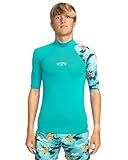 BILLABONG Contrast Allover kurzärmeliges Lycra für Männer Blau