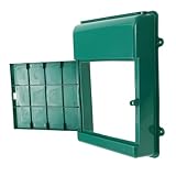 NUOBESTY Wandmontierter Briefkasten aus Robustem Kunststoff Wetterfest und Regenschutz Praktische...