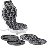 Rosenstein & Söhne Cake Pop Maker: 3in1-Donut-, Cupcake- und Cakepop-Maker, antihaftbeschichtet,...