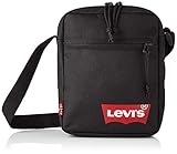 Levi's Mini Crossbody Solid (Red Batwing), Herren, Einheitsgröße, Schwarz - Regular Black -...