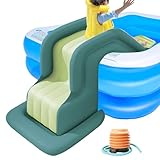 Aufblasbare Wasserrutsche Für Kinder | Kippsicherer Wasserspielplatz Rutschspaß - Für...