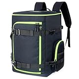 Bevalsa Skirucksack, 60L Ski Boot Snowboard Skischuhtasche, Wasserdicht Grosse Kapazität Ski...