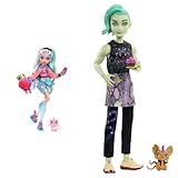 MONSTER HIGH HHK56 - bewegliche Deuce Gorgon Puppe, Haustier und Zubehör & Lagoona Blue Puppe -...