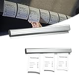 Bonschiene Bonleiste Gastronomie Bonhalter Notizleiste - Selbstklebend Aluminium Bestellhalter...