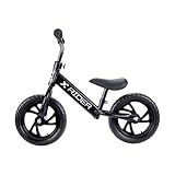 X1TE - Rider Bike Kinderfahrrad Schwarz Matt (1-4 Jahre, Leicht & Robust Rad, Bis 40 kg),...