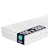 Ortho-Relax Kaltschaummatratze 100x200cm, ca. 19cm hoch, Härtegrad H4, 100 Nächte Probeschlafen,...