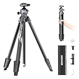 NEEWER LITETRIP LT07 61' Aluminium Kamera Reisestativ, tragbarer Ständer mit Kugelkopf,...
