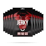 GymBeam Beef Jerky – Hochwertiger Fleischsnack aus Premium-Rindfleisch, gluten- und laktosefrei,...