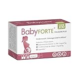 BabyFORTE® FolsäurePlus OHNE JOD | Schwangerschaftsvitamine ohne Jod | vegan | 60 Kapseln |...