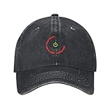 JYKJUEDZ Baseballkappe Xbox 360 Roter Ring des Todes (SCHWARZ) Western Sun Snap Back Golf Echt Damen...